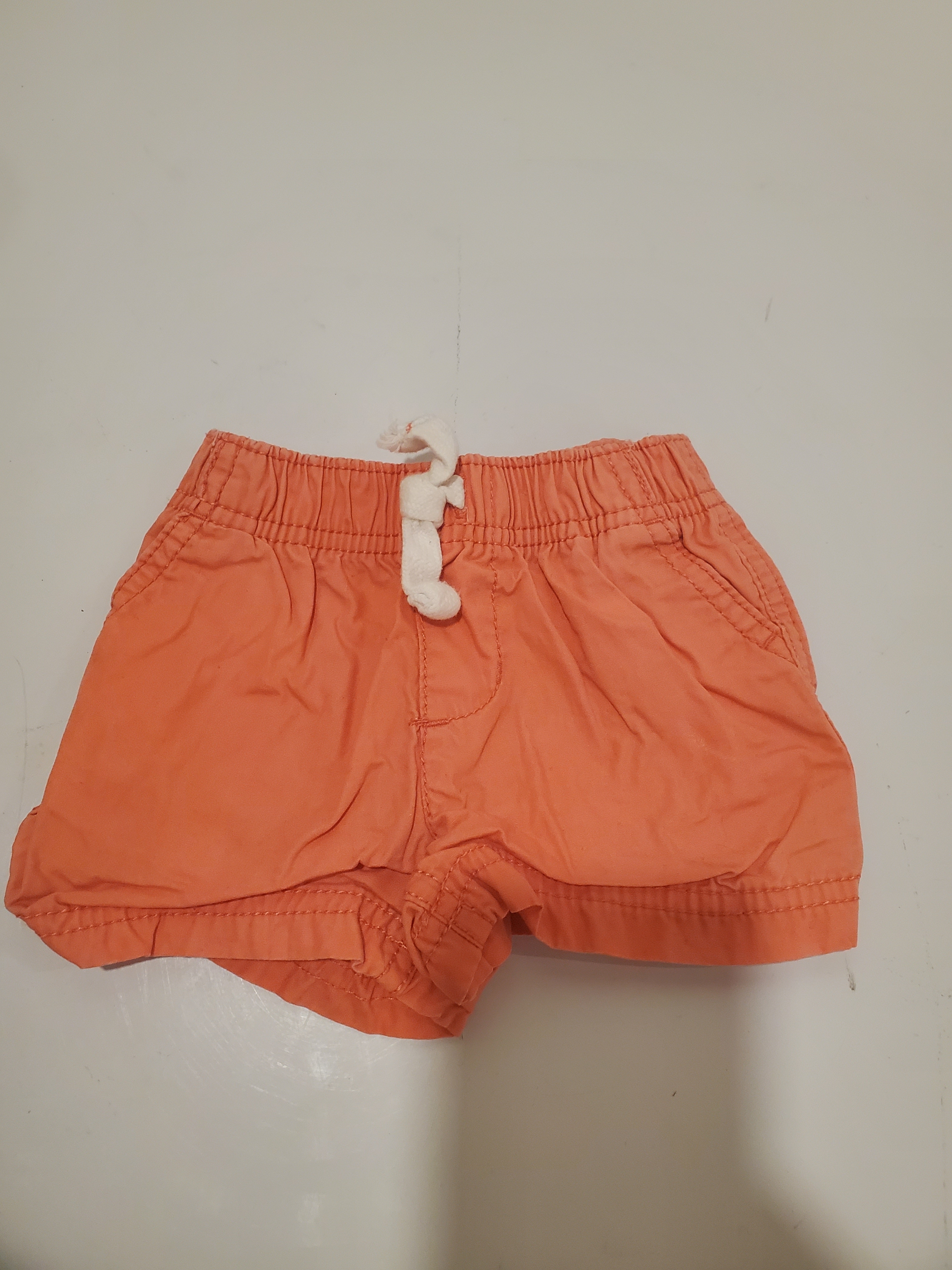 Carter's 6 Month Coral Drawstring Elastic Waist Shorts